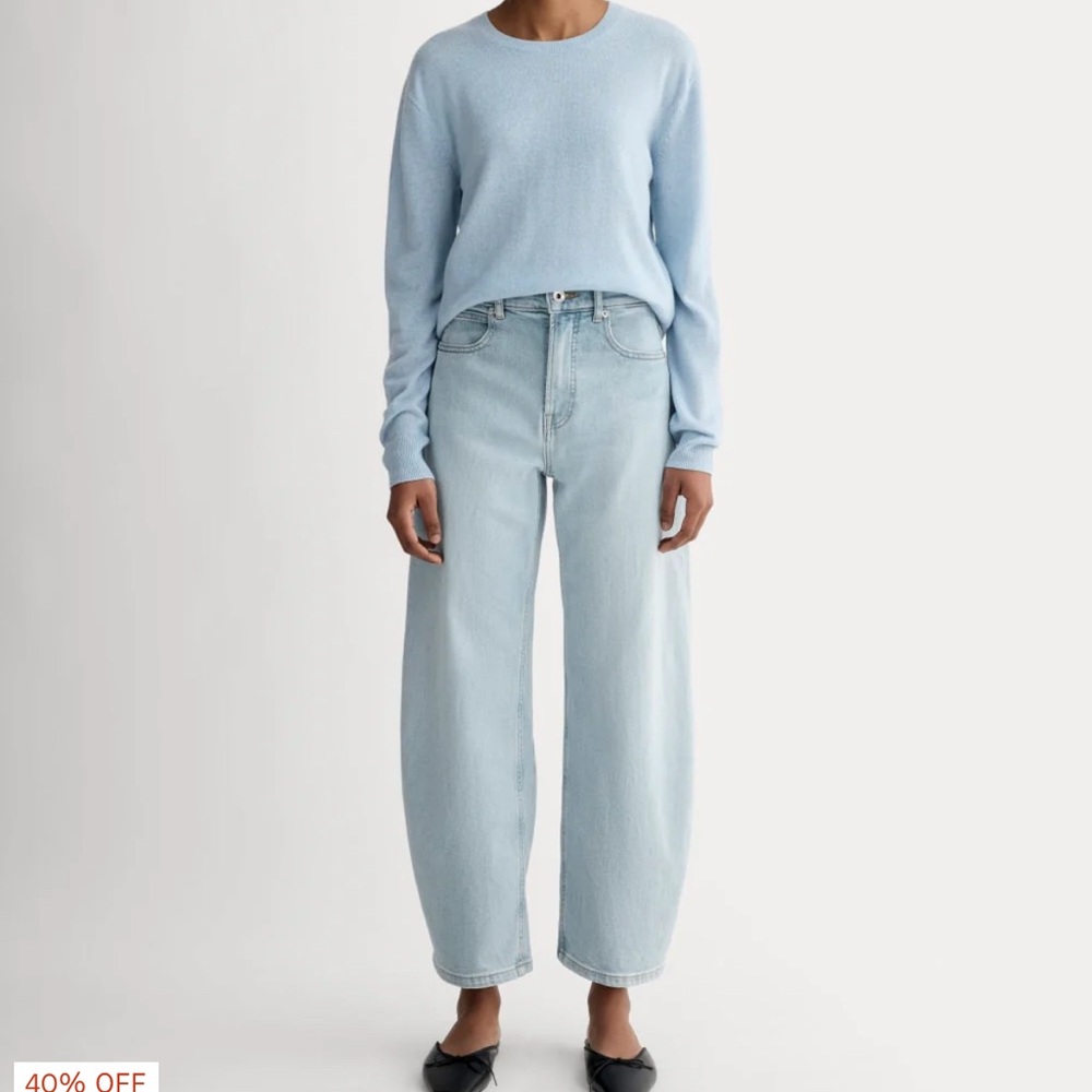Evereve vintage barrel jeans - subtle barrel